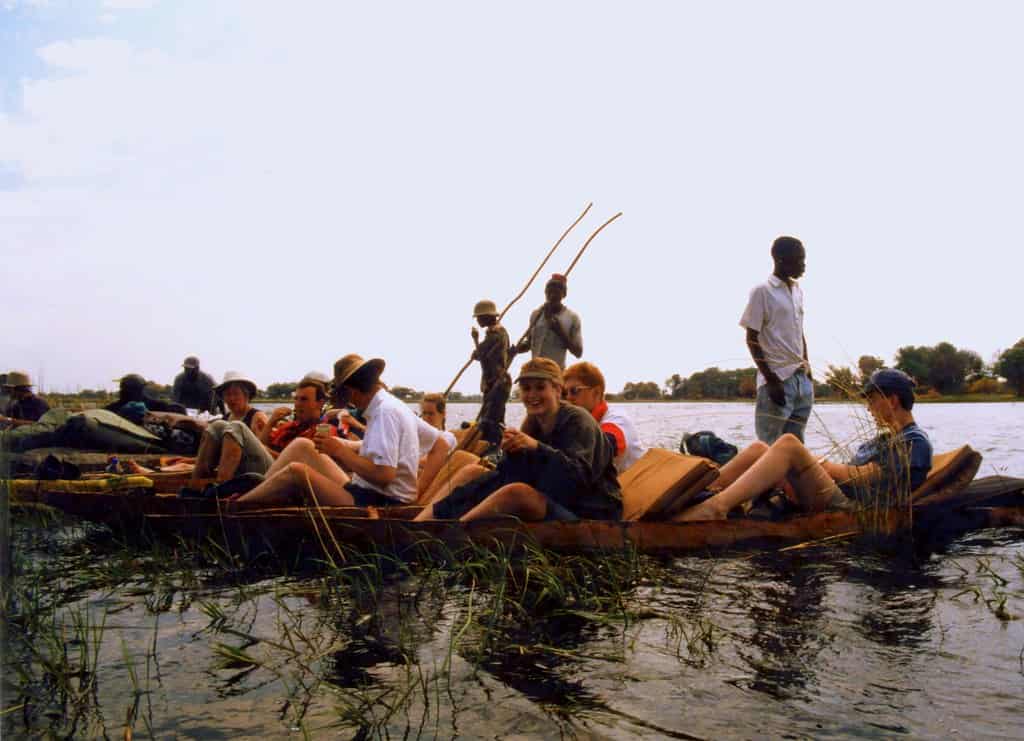 Mokoro trip in the Okavango Delta, Botswana
