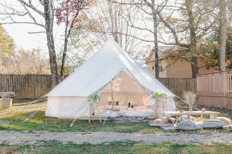 Glamping Bell Canvas Tent