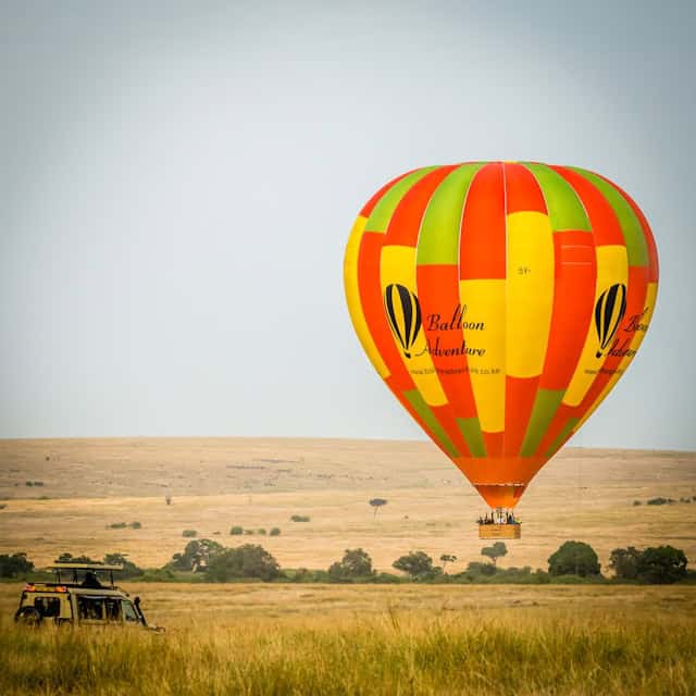 Hot Air Balloon Ride during Safari Game Drive