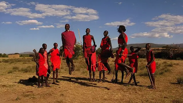 Masai warriors in Kenya