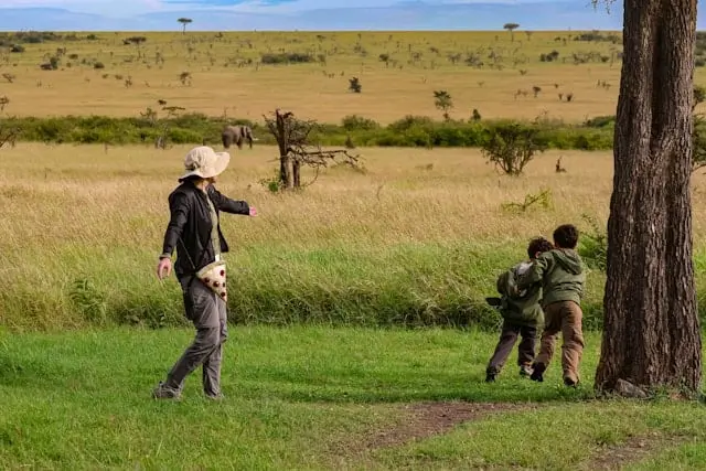 Family safari at Naboisho, Narok, Kenya